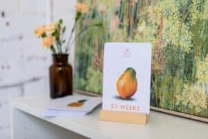 Weekly Milestone Cards for Pregnancy Pregnancy Milestone Cards
